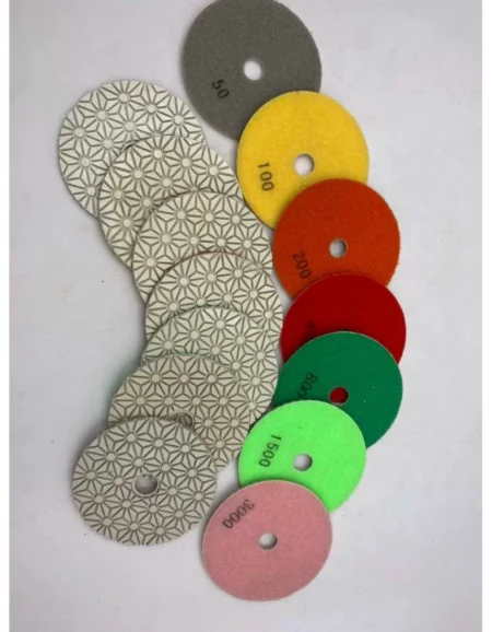 100 Grit 100mm Polishing pads