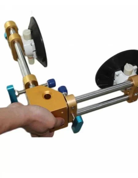 Vaccum pump 90 degree twin handle seam setter