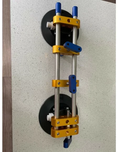 Vaccum pump twin handle seam setter