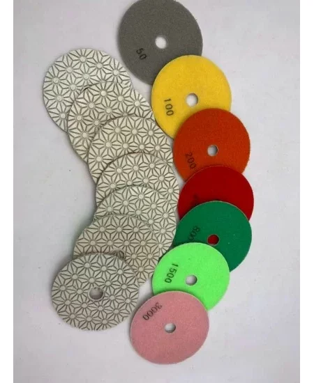 1500 Grit 100mm Polishing pads
