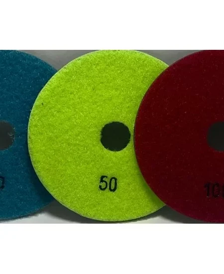 Aluminium Base Poloshing Pad 125mm (50 Grit)