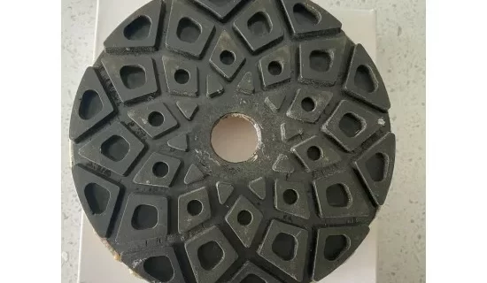 Snail lock 50 Grit 125mm Polishing pads